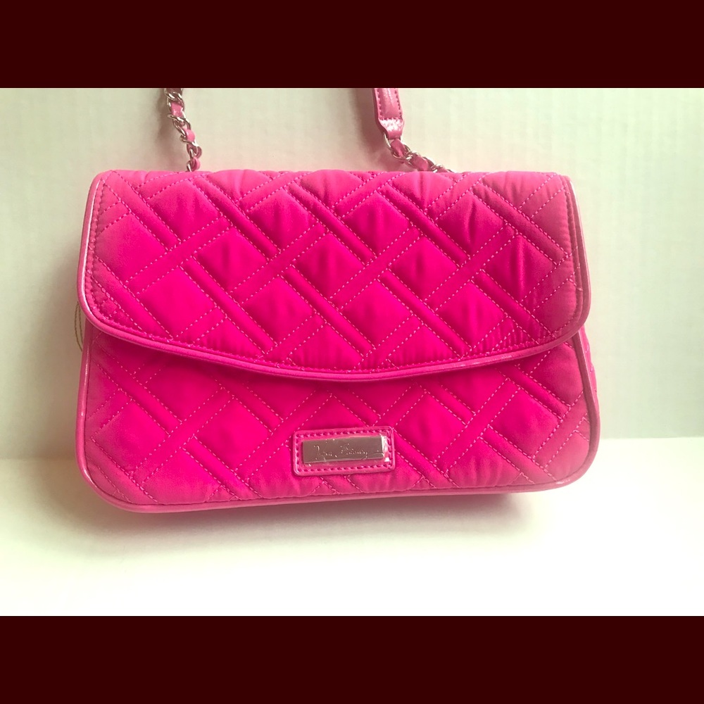 Vera Bradley Chain Shoulder Bag Fuchsia NEW!